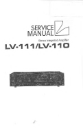 Luxman LV-110-LV-111-Service-Manual